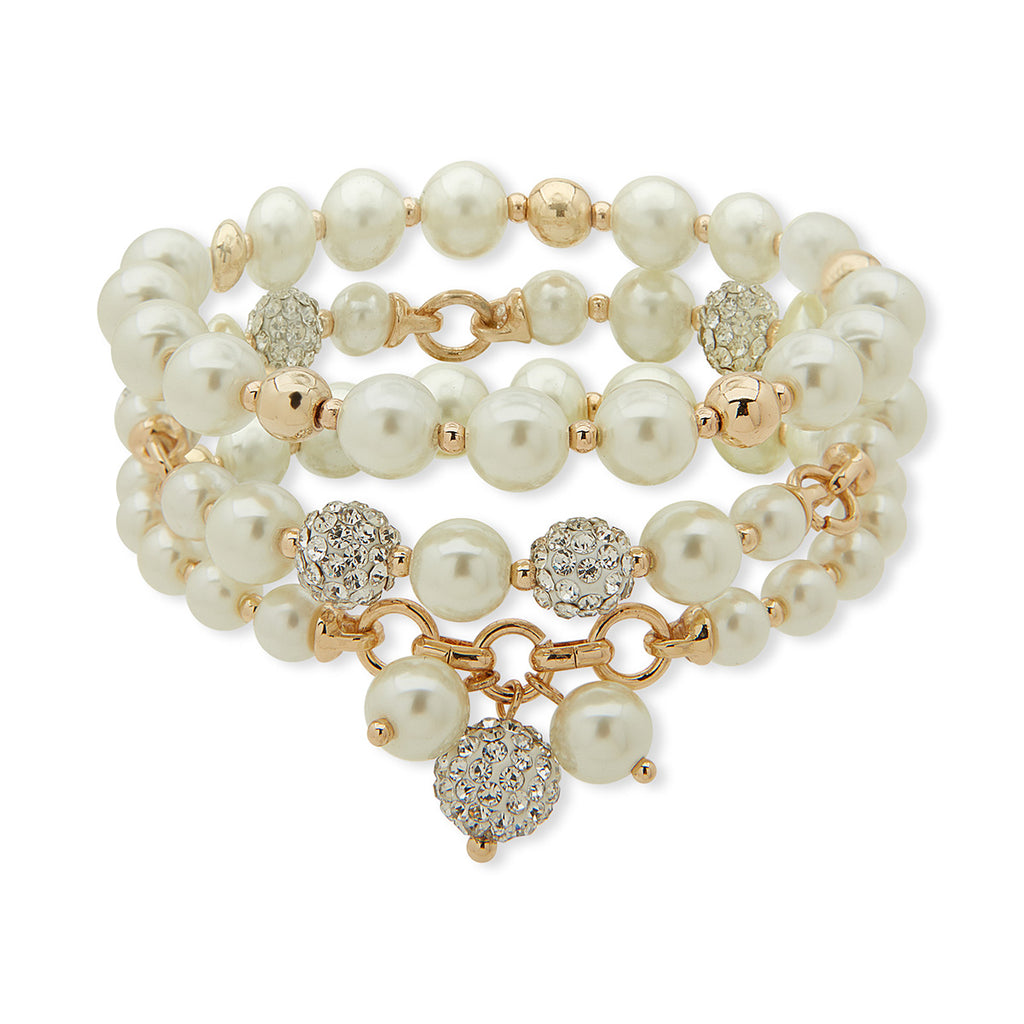 Pulsera Anne Klein 01B00991 Perlas