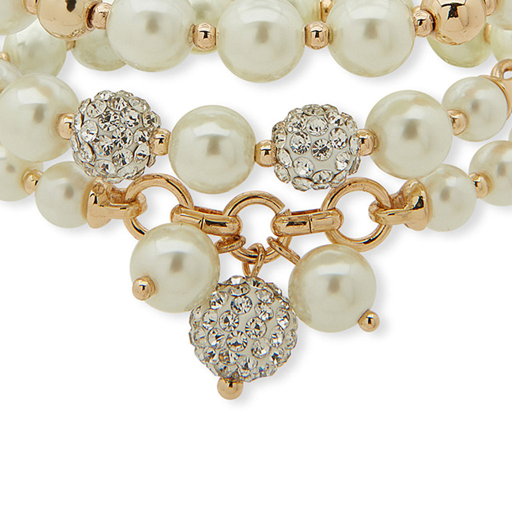 Pulsera Anne Klein 01B00991 Perlas