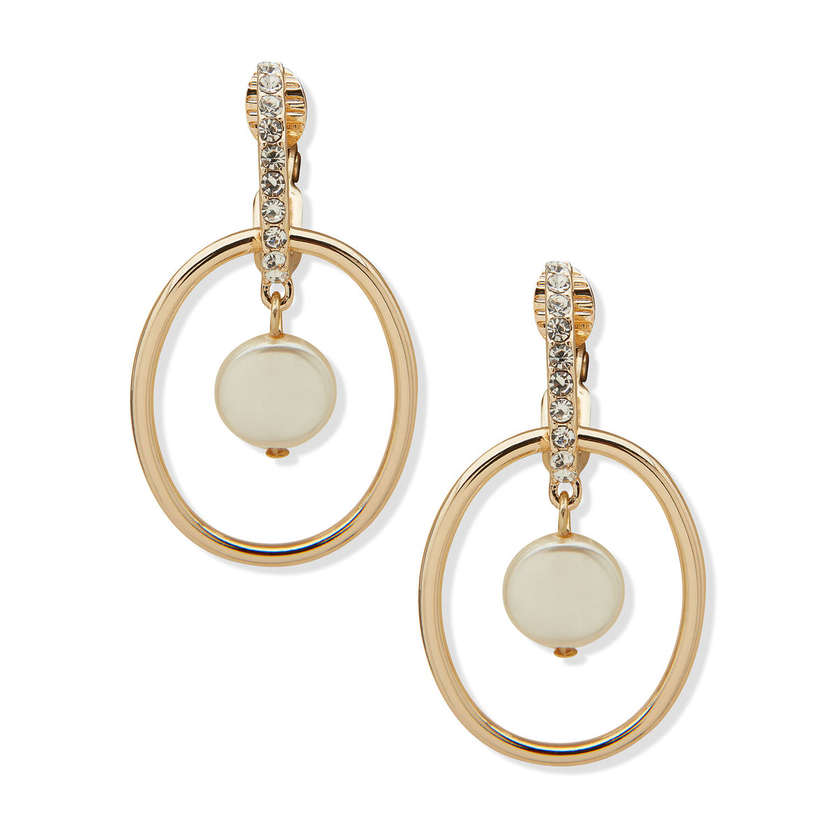 Aros Colgantes Anne Klein Dorado 01C00319