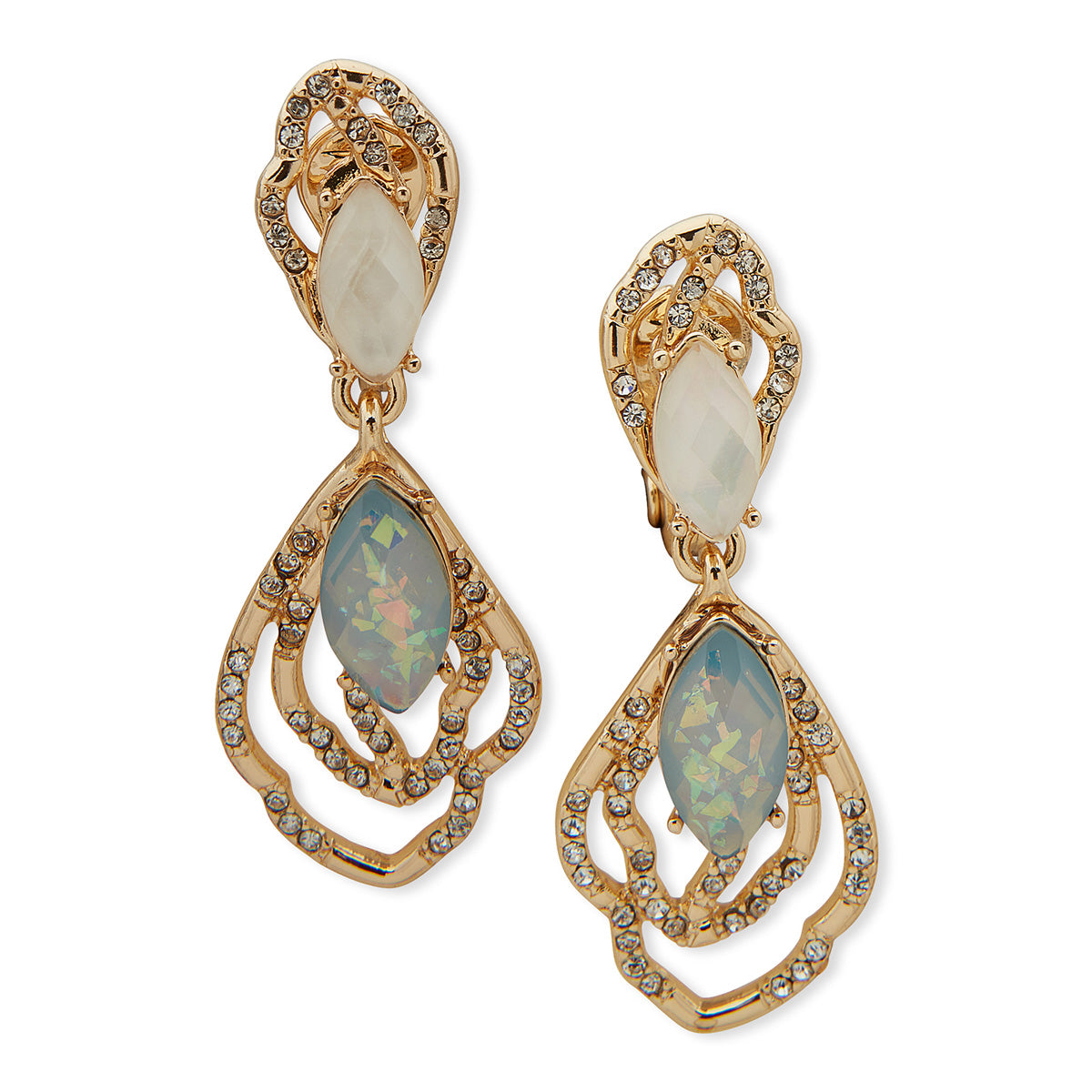 Aros Colgantes Anne Klein Azul 01C00324