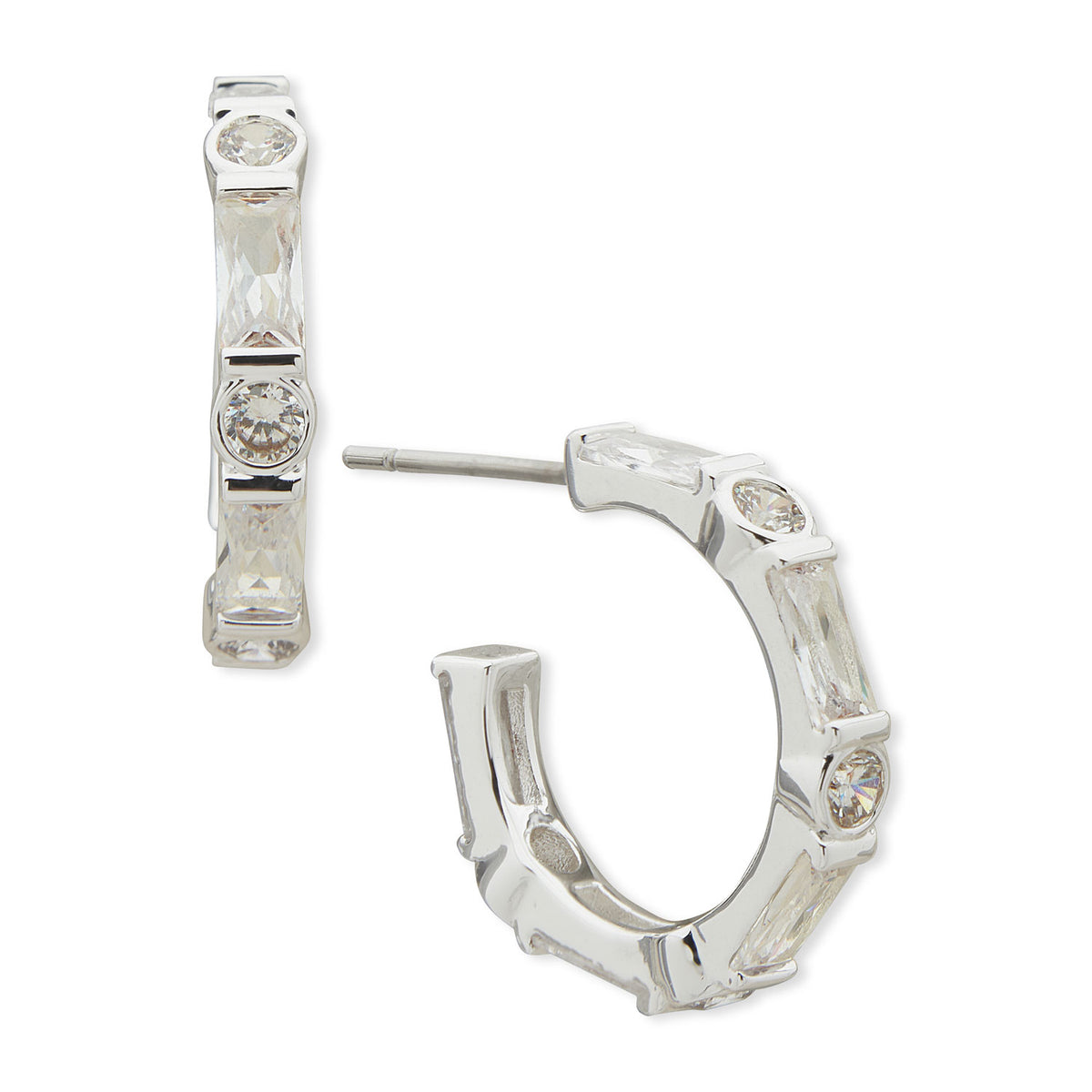 Argollas Anne Klein Plateado 01G00959