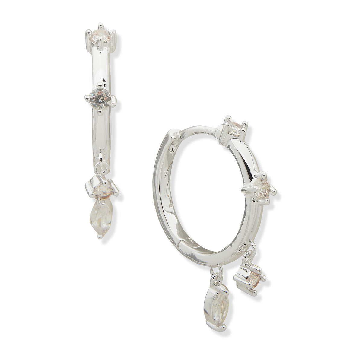 Aros Anne Klein Plateado 01G00960