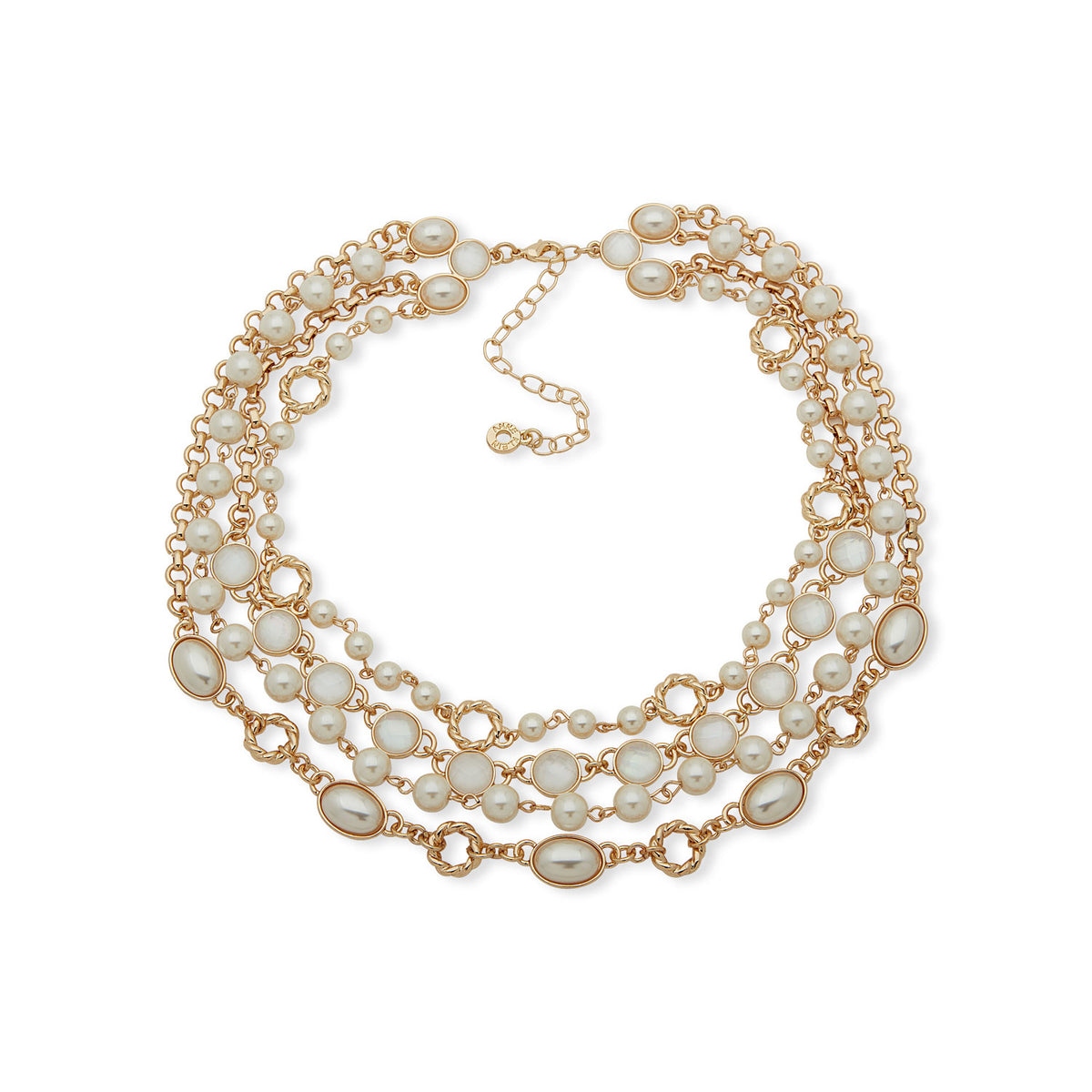 Collar Doble Anne Klein Dorado 01N00471