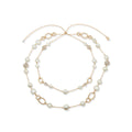 Collar Doble Anne Klein Dorado 01N00490