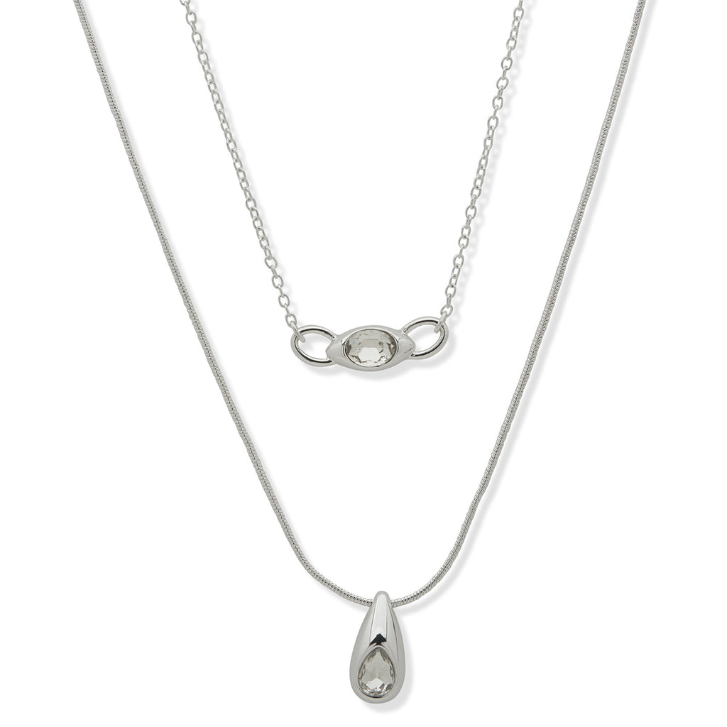 Collar Anne Klein 01N00585 Plateado