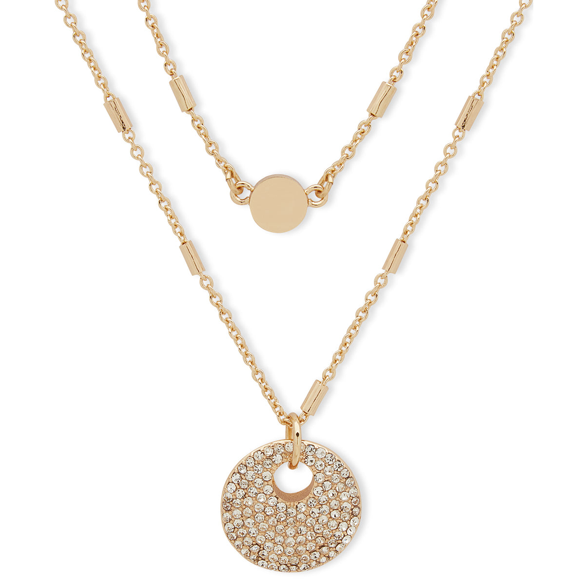 Collar Doble DKNY 04N00261 Dorado