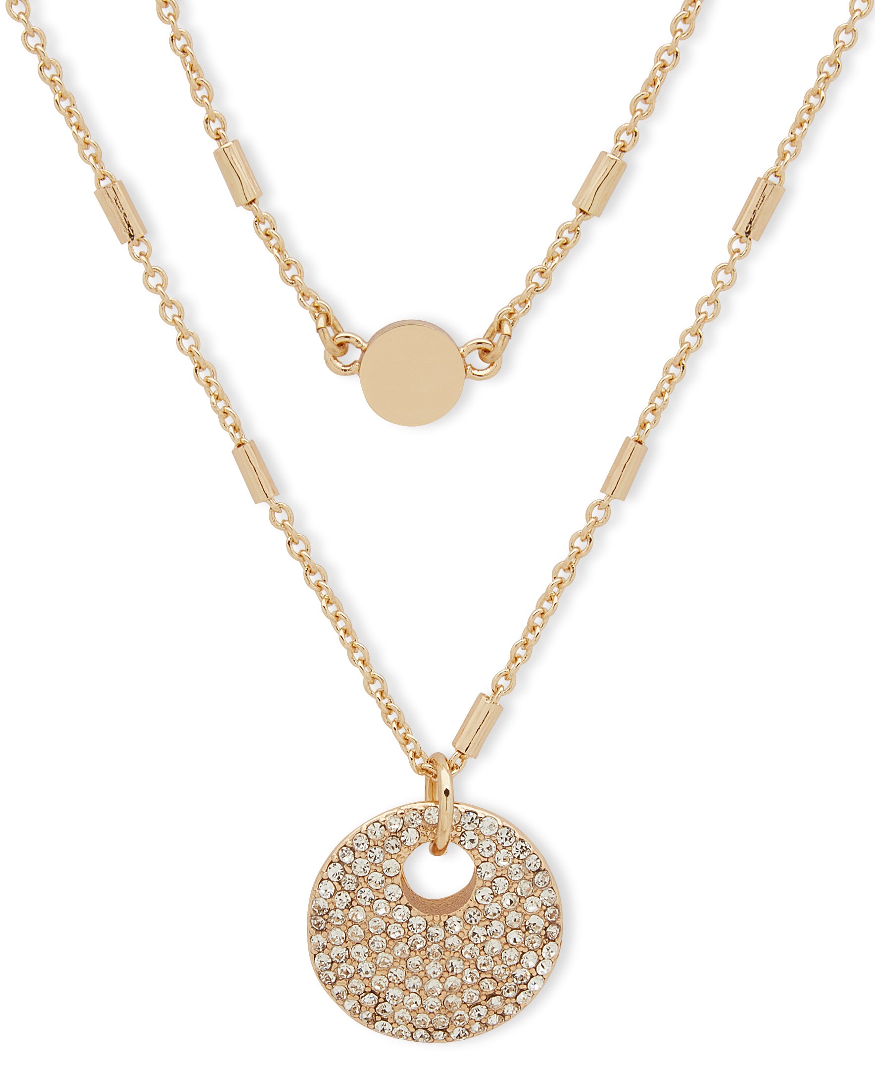 Collar Doble DKNY 04N00261 Dorado