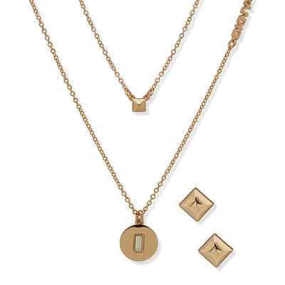 Gift Set Collar + Aros DKNY 04S00103 Dorado
