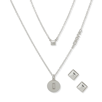 Gift Set Collar + Aros DKNY 04S00104 Plateado
