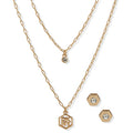 Gift Set Collar + Aros DKNY 04S00105 Dorado