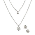 Gift Set Collar + Aros DKNY 04S00106 Plateado