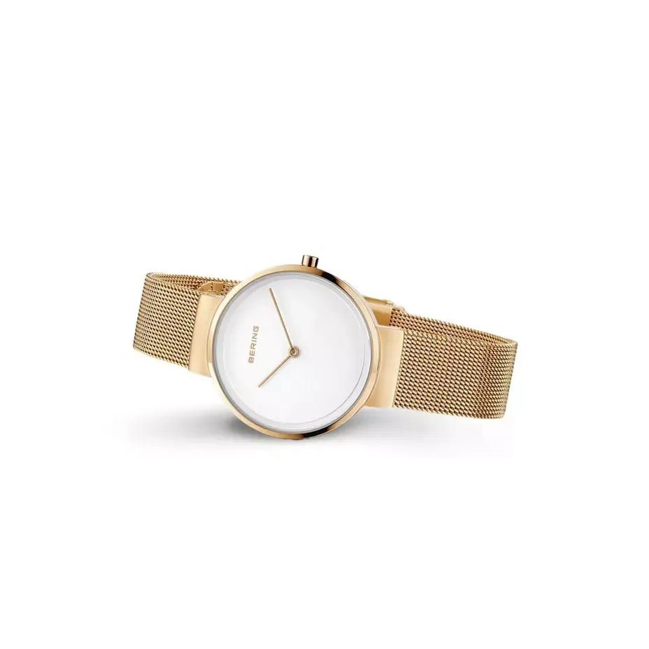 Reloj Analogo Mujer 2manecillas AceroInoxidable Pila AceroI