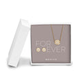 Set Collar + Aros Bering Dorado 414SPARKLE-708-GOLD