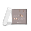 Set Collar + Aros Bering Oro Rosado 414SPARKLE-708-ROSEG