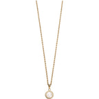 Set Collar + Aros Bering Blanco 427-707-GOLD