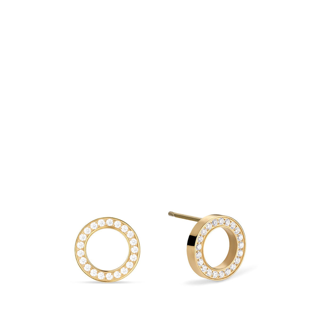 Set Collar + Aros Bering Dorado 434-718-GOLD