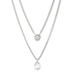 Collar Doble DKNY 60483520 Plateado