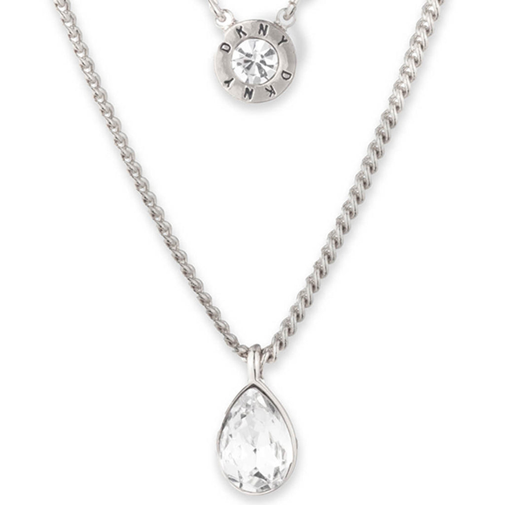 Collar Doble DKNY 60483520 Plateado