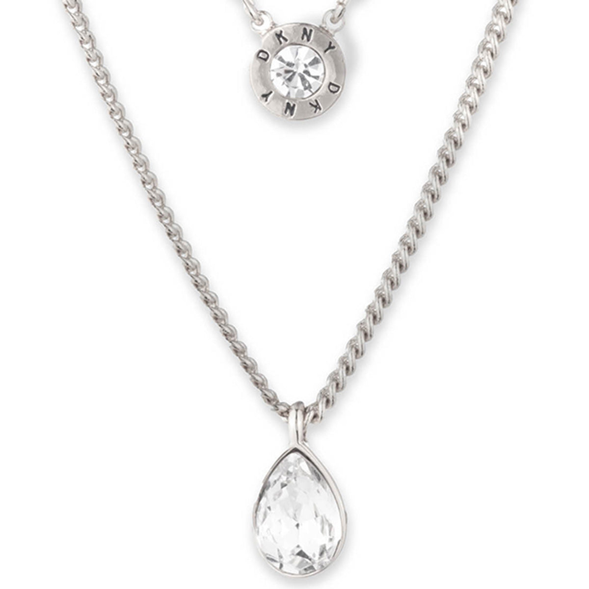 Collar Doble DKNY 60483520 Plateado