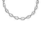 Collar Fossil  JA7242040 Plateado Mujer