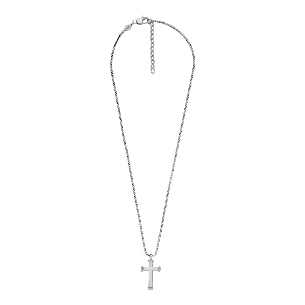 Collar Fossil  JF04401040 Plateado Hombre