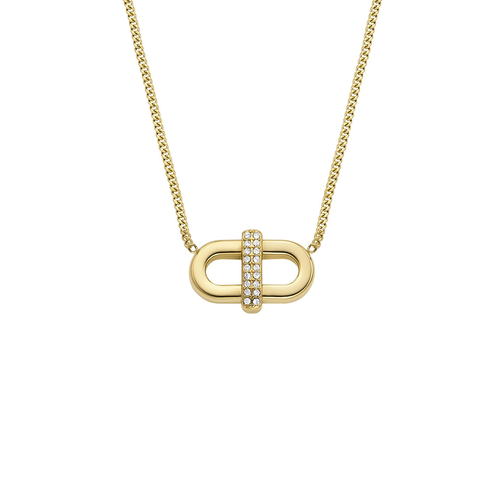 Collar Fossil  JF04582710 Dorado Mujer