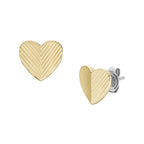 Aros Fossil  JF04654710 Dorado Mujer