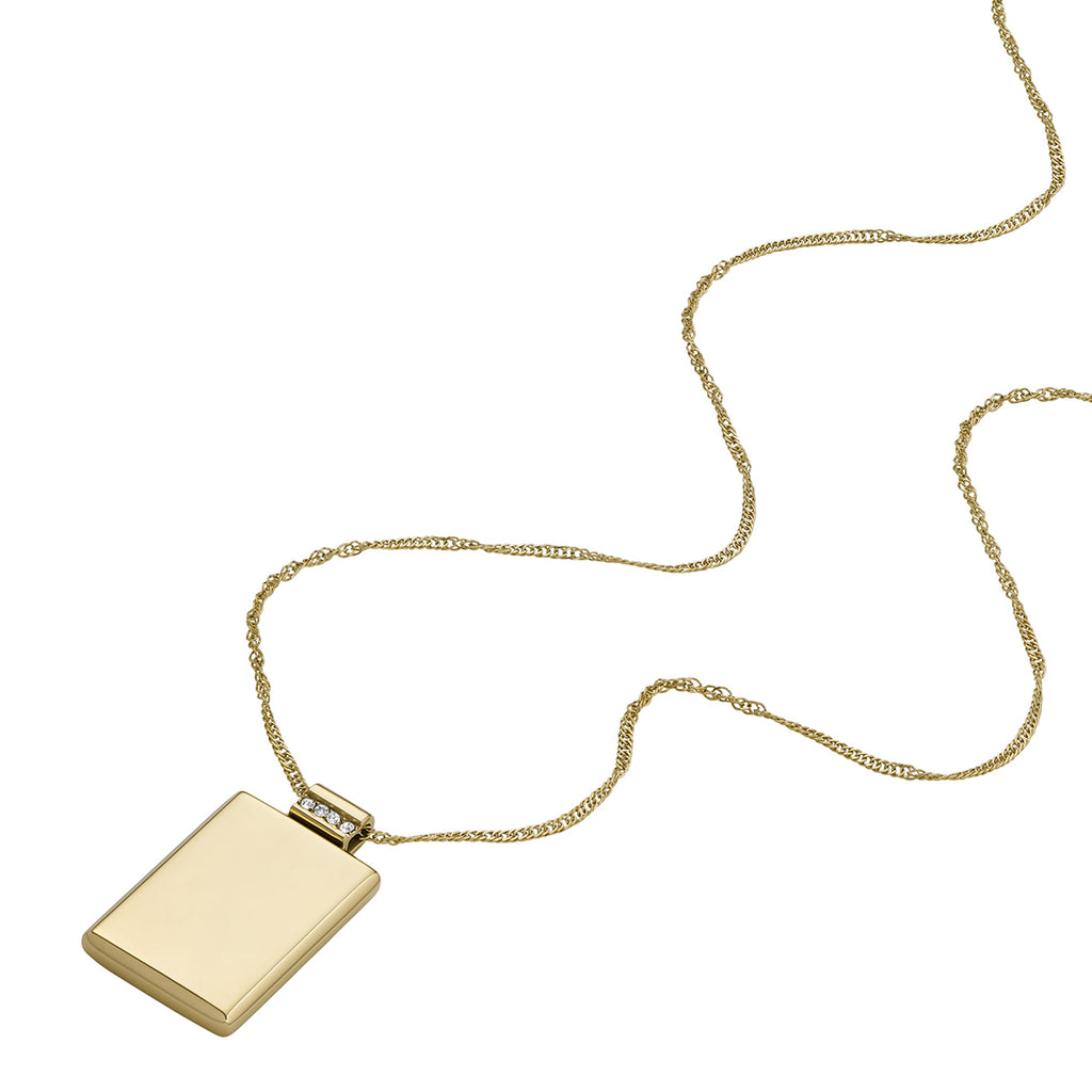 Collar Fossil  JF04688710 Dorado Mujer