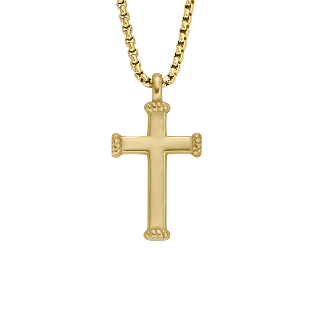 Collar Fossil  JF04701710 Dorado Hombre