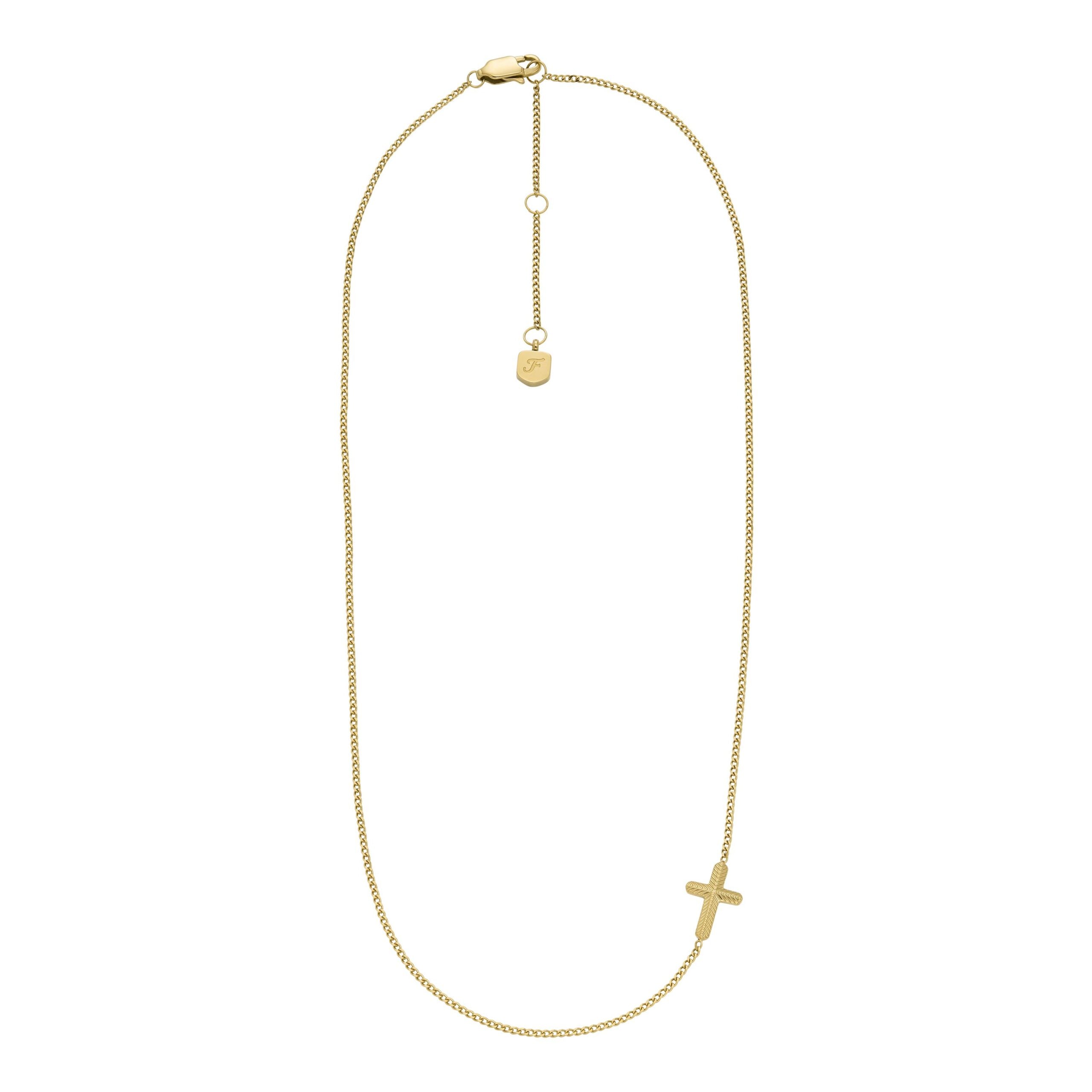 Collar Fossil  JF04748710 Dorado Mujer