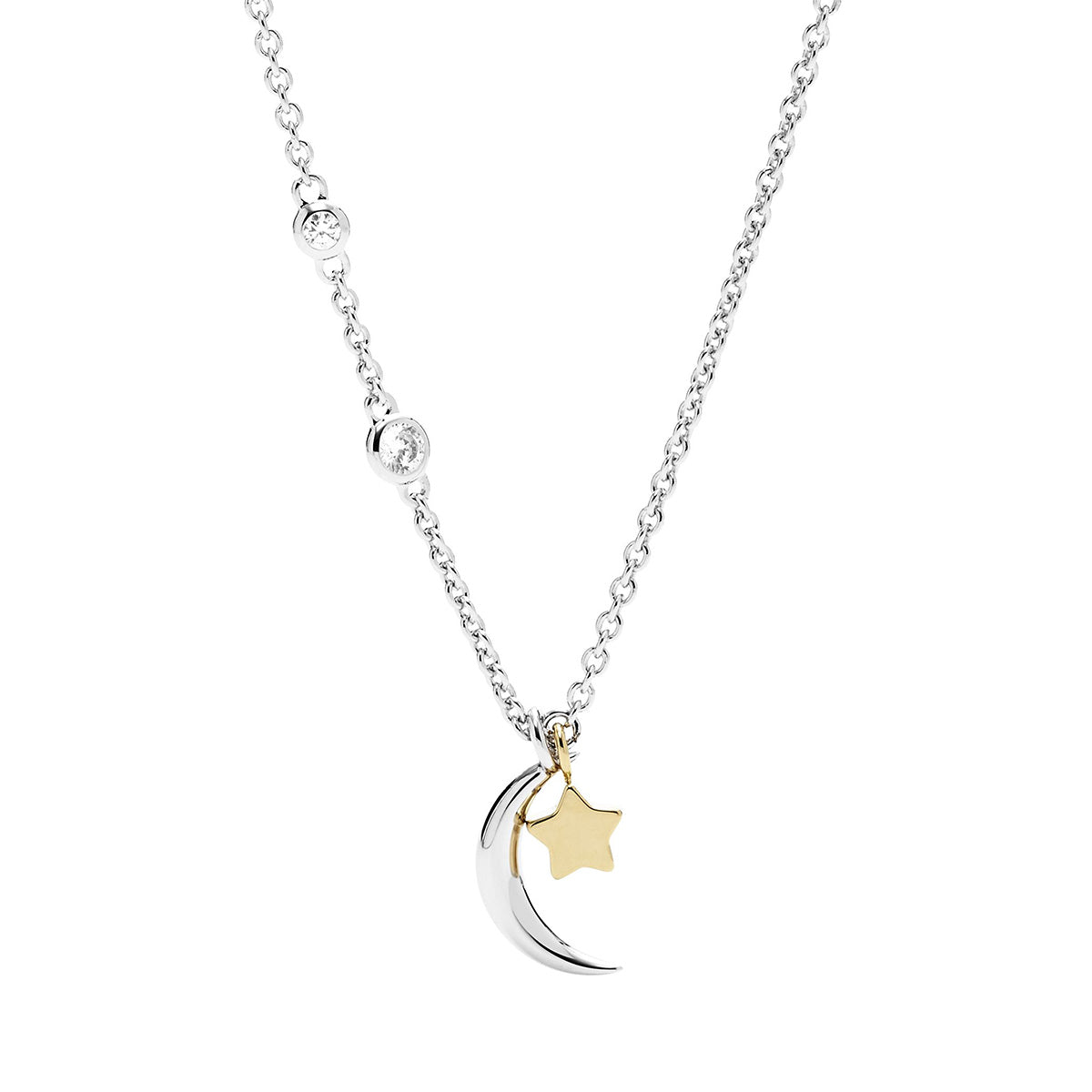 Collar Fossil  JFS00432998 Plateado Mujer