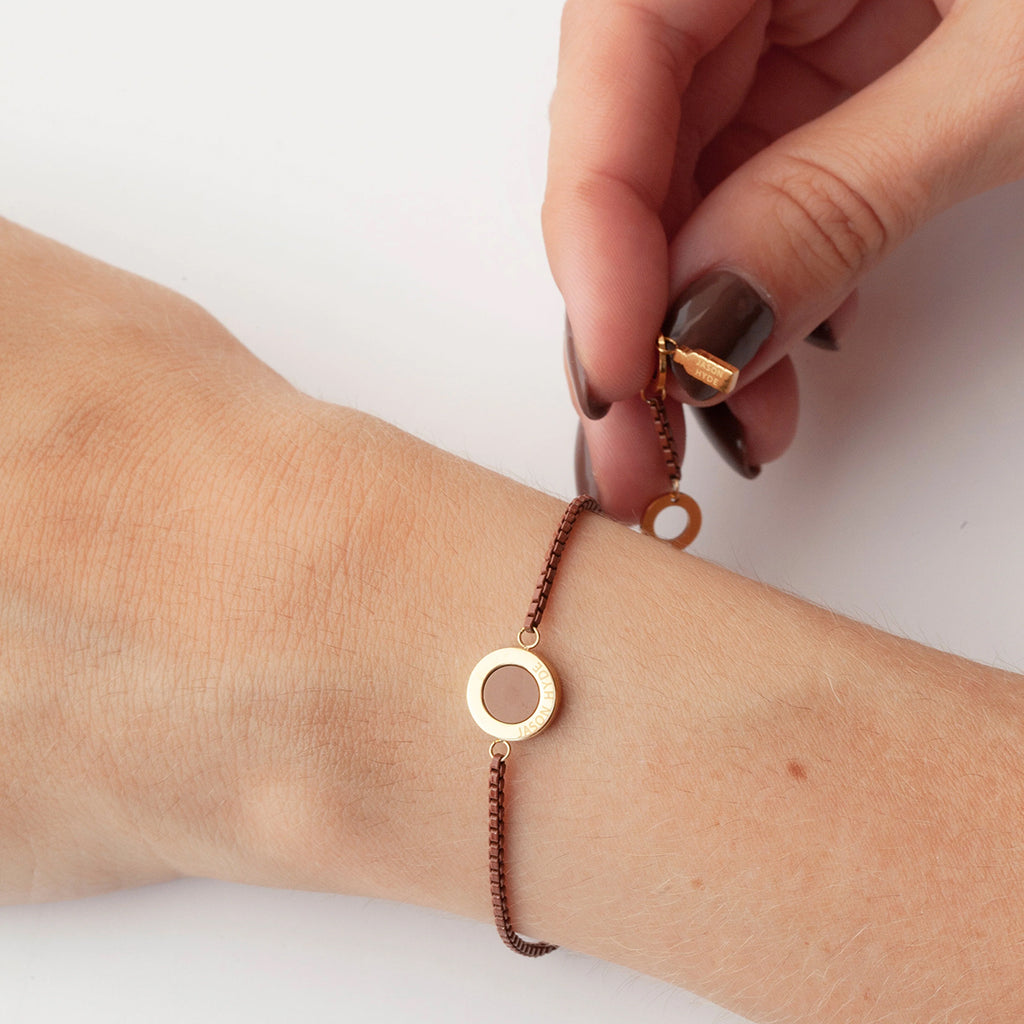 Pulsera Jason Hyde Café JHJB0234Y-NUT