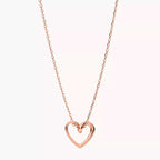 Collar Fossil Oro Rosado JOF00620791