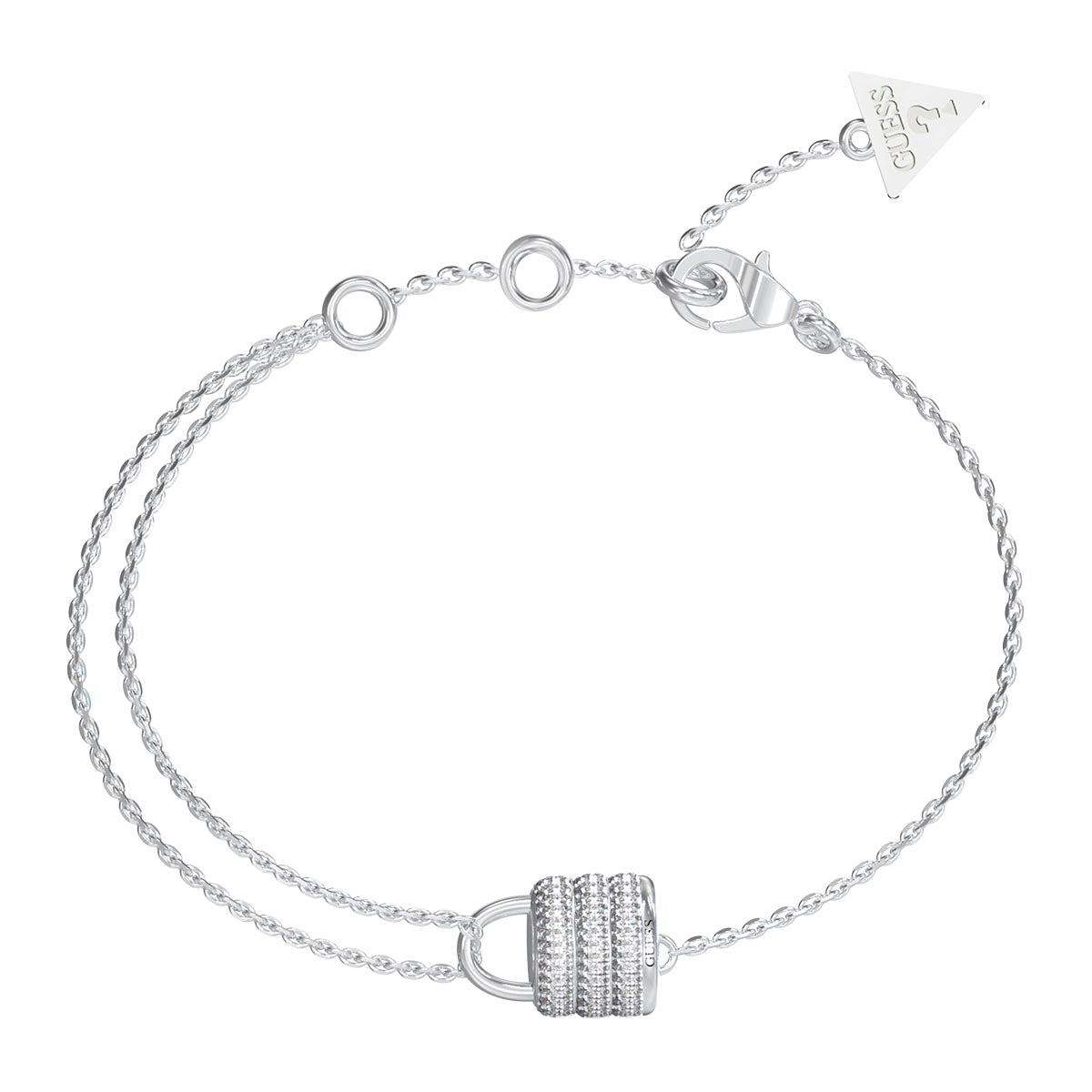 Pulsera Guess Plateada JUBB05418JWRHL