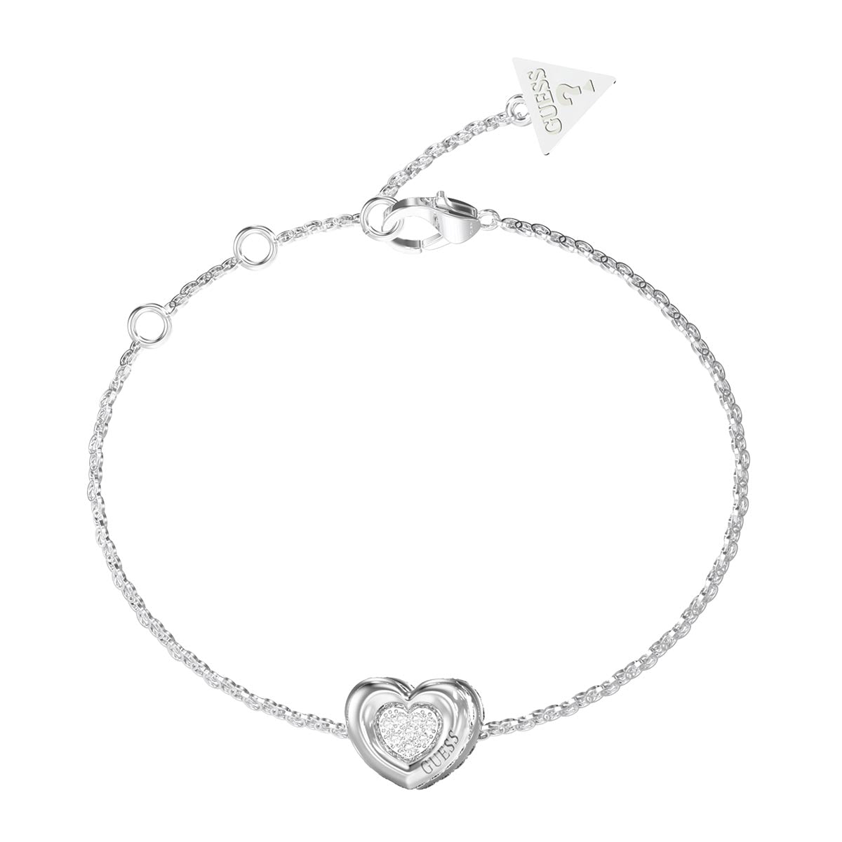 Pulsera Guess Plateada JUBB05461JWRHS