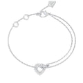 Pulsera Guess Plateada JUBB05534JWRHS