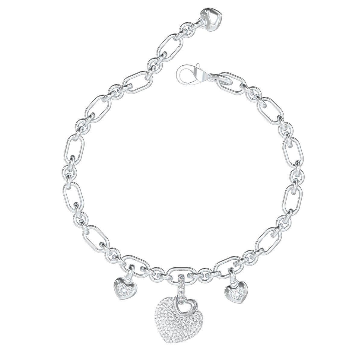 Pulsera Guess JUBB05211JWRHL Plateada