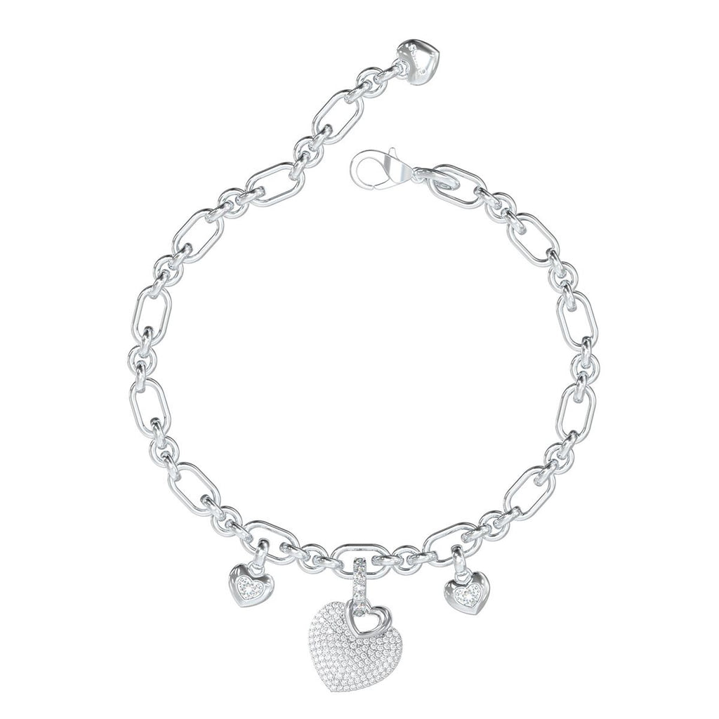 Pulsera Guess JUBB05211JWRHS Plateada