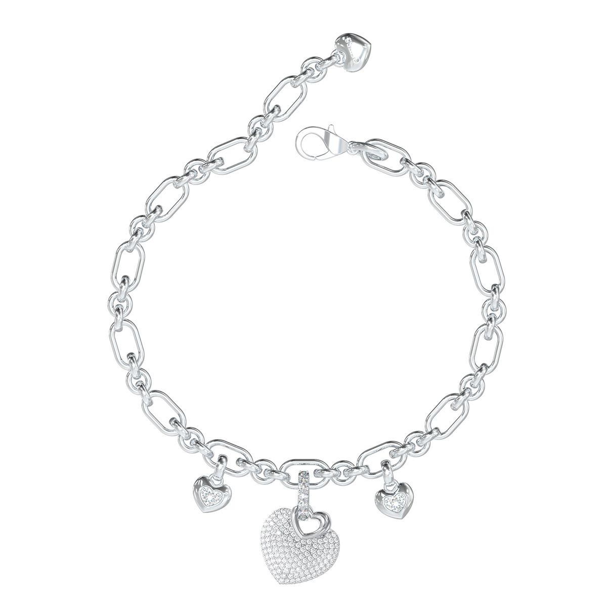 Pulsera Guess JUBB05211JWRHS Plateada