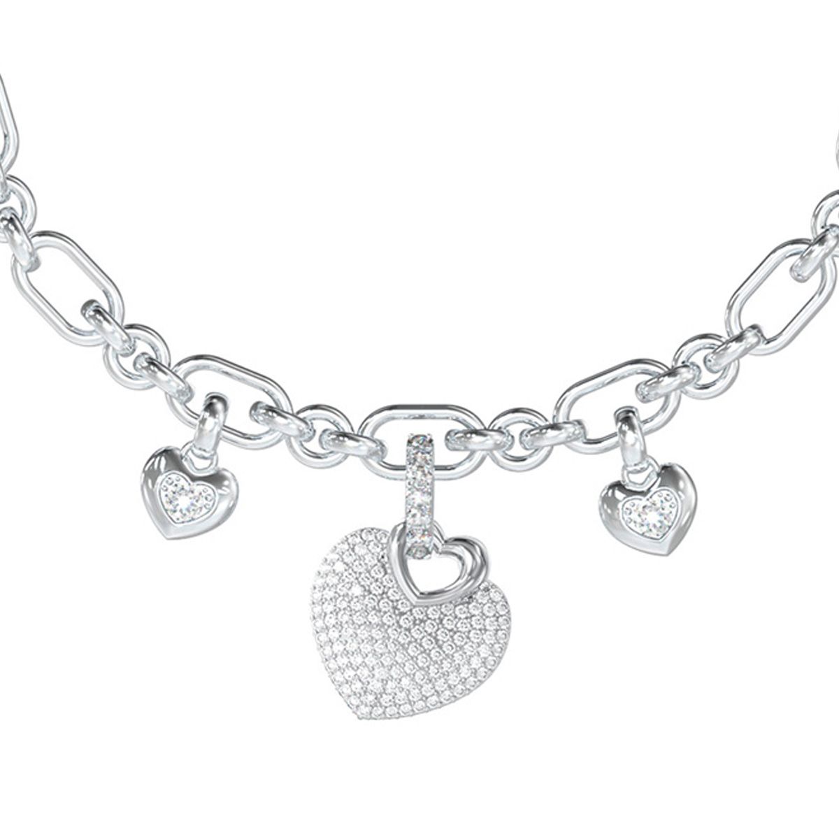 Pulsera Guess JUBB05211JWRHS Plateada