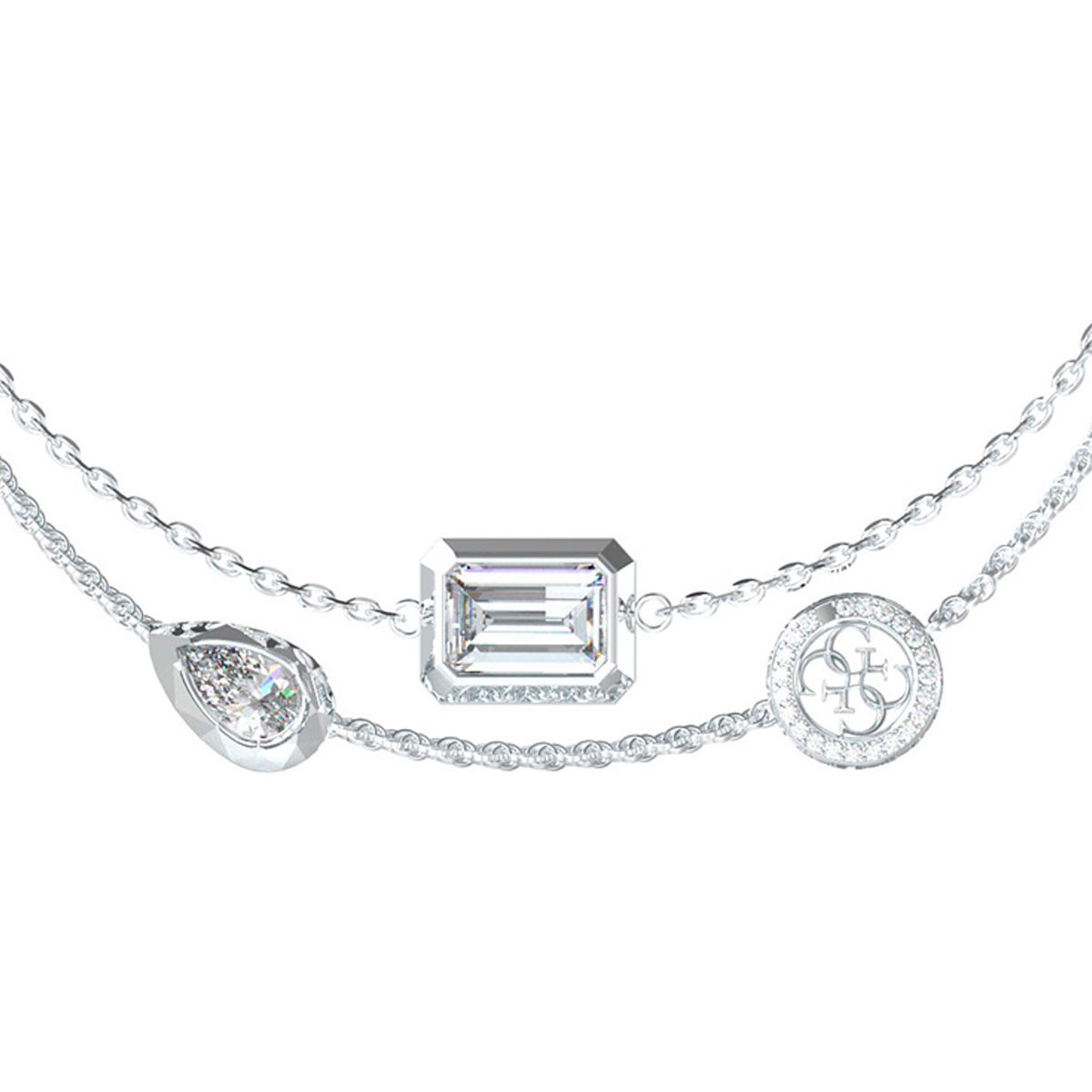 Pulsera Guess JUBB05237JWRHL Plateada