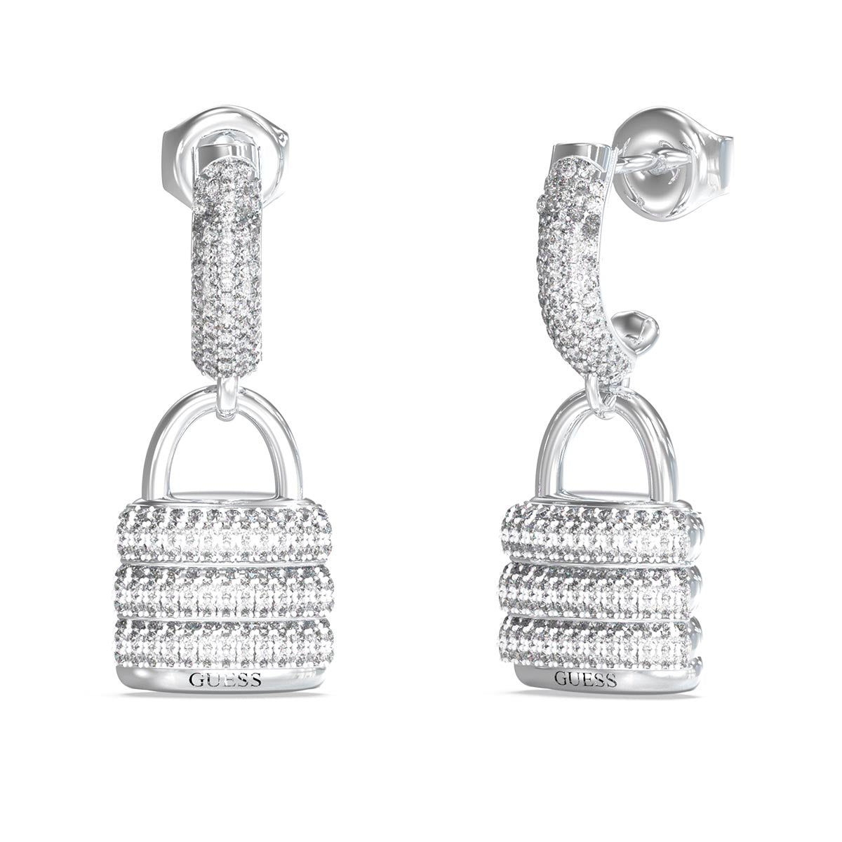 Aros Guess Plateados JUBE05407JWRHT/U