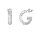 Aros Guess Plateados JUBE05444JWRHT/U