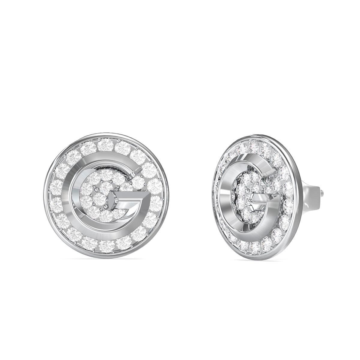Aros Guess Plateados JUBE05448JWRHT/U