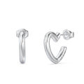 Aros Guess Plateados JUBE05535JWRHT/U