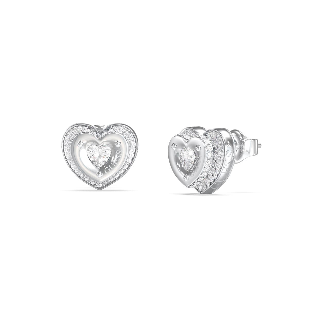 Aros Guess Plateados JUBE05551JWRHT/U