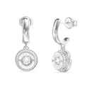 Aros Guess Plateados JUBE05558JWRHT/U