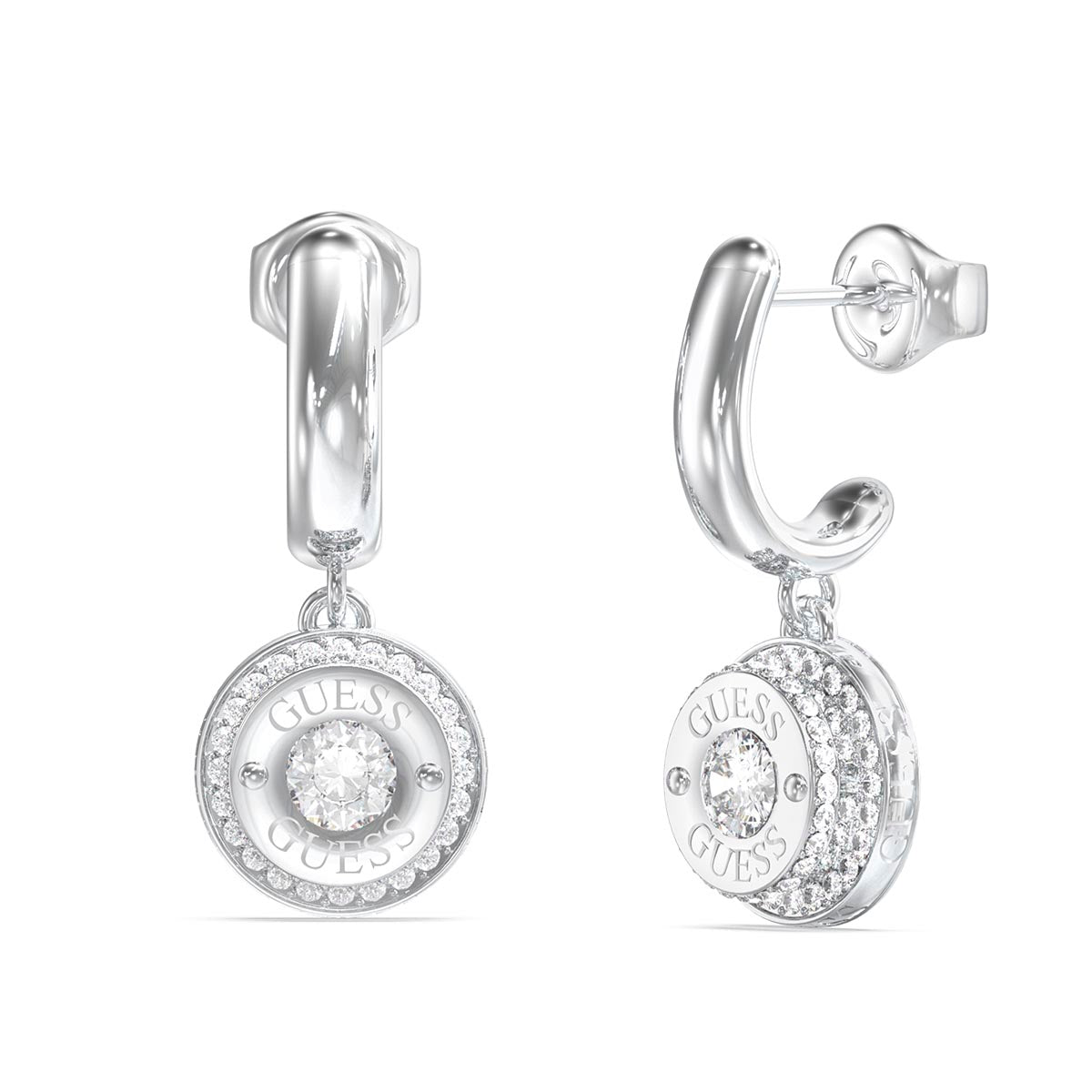 Aros Guess Plateados JUBE05558JWRHT/U
