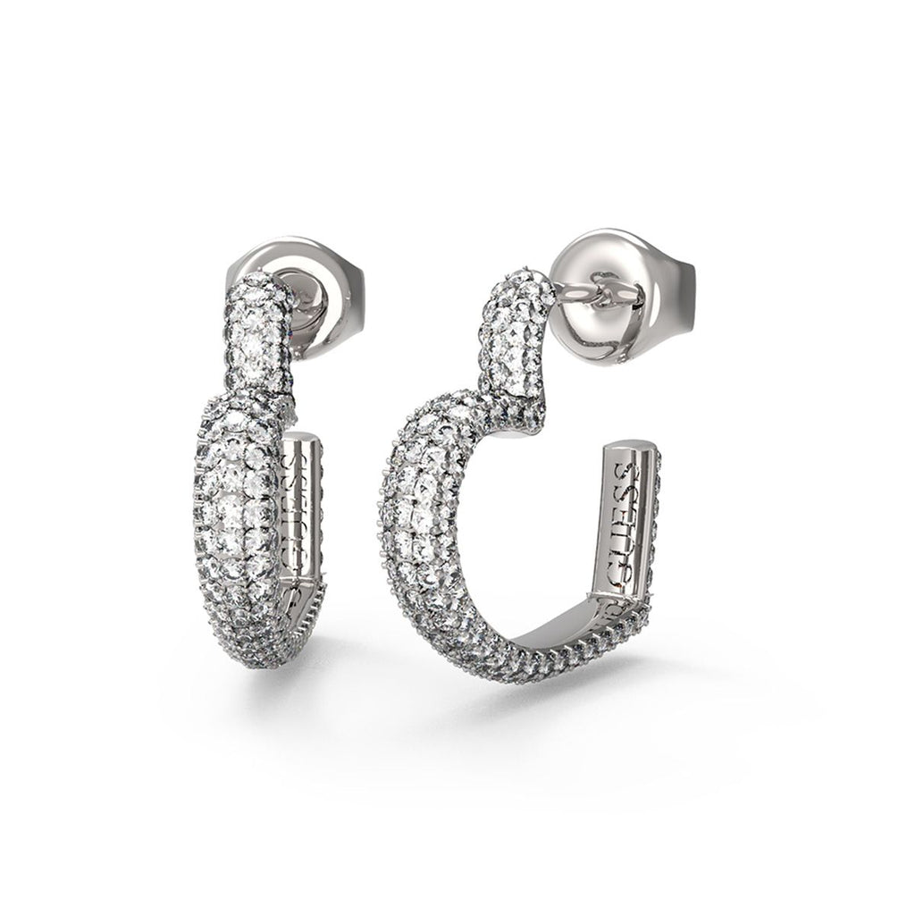 Aros Guess JUBE05017JWRHT-U Plateados