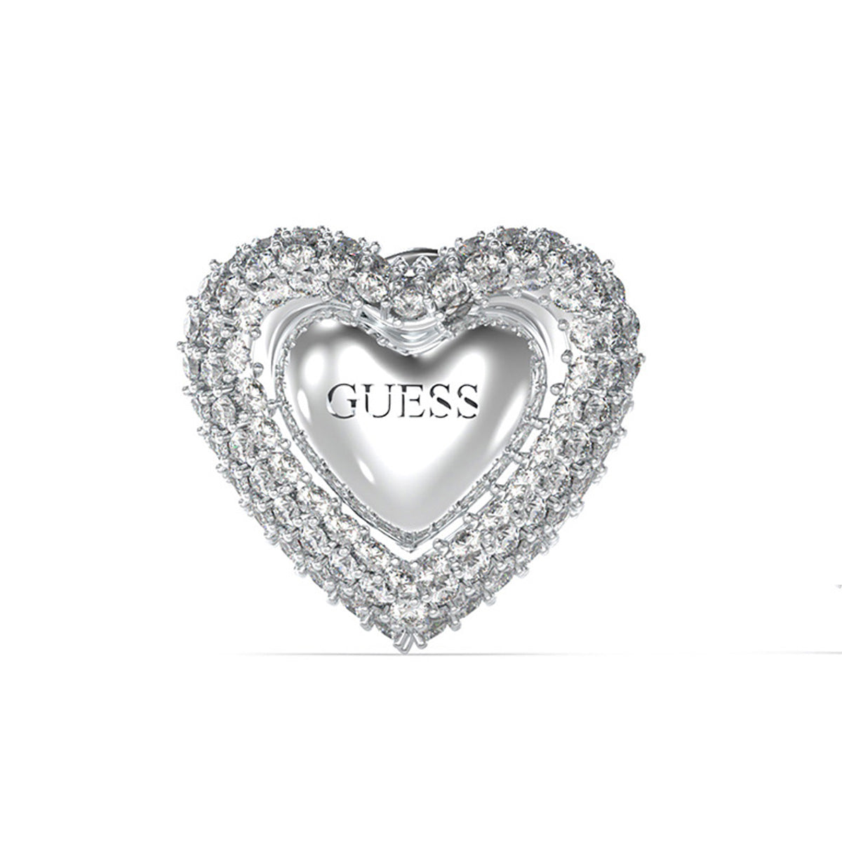 Aros Guess Plateados JUBE05020JWRHT/U